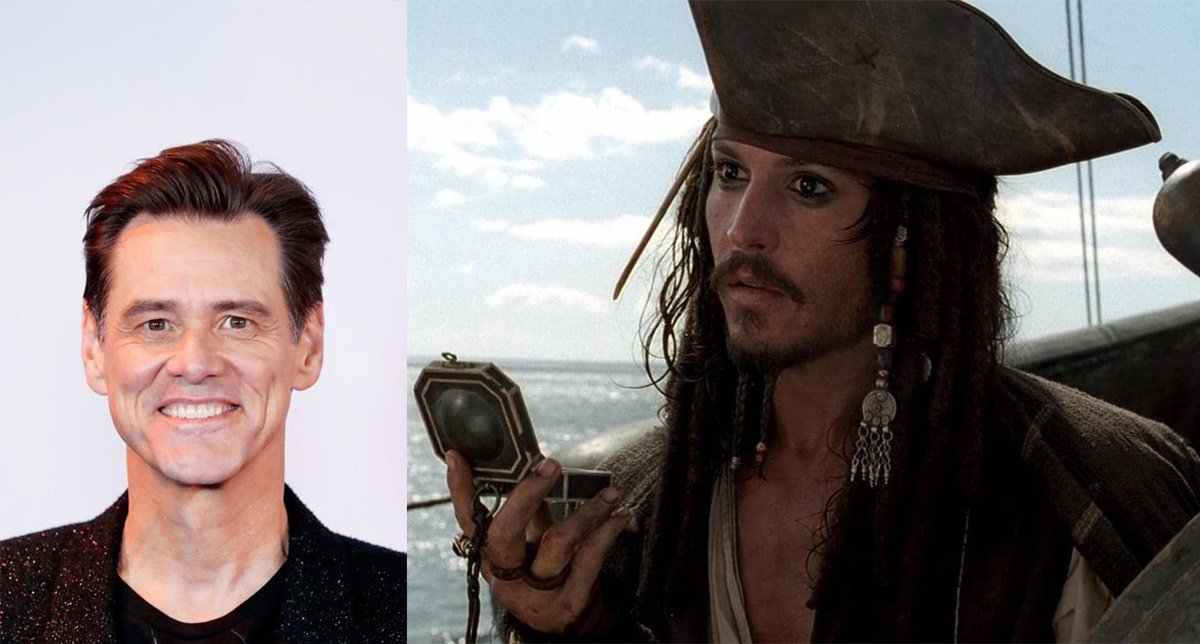 Джим Керри и Джек Воробей. Фото из открытого источника в интернете. 