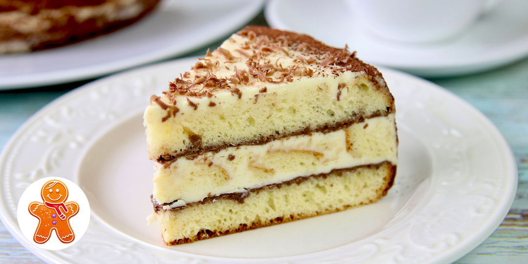 Торт "Нежность" 🍰 Простой и красивый на разрезе
