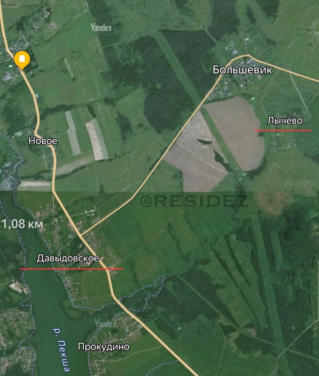 Спутниковый снимок Яндекс, 2022 год