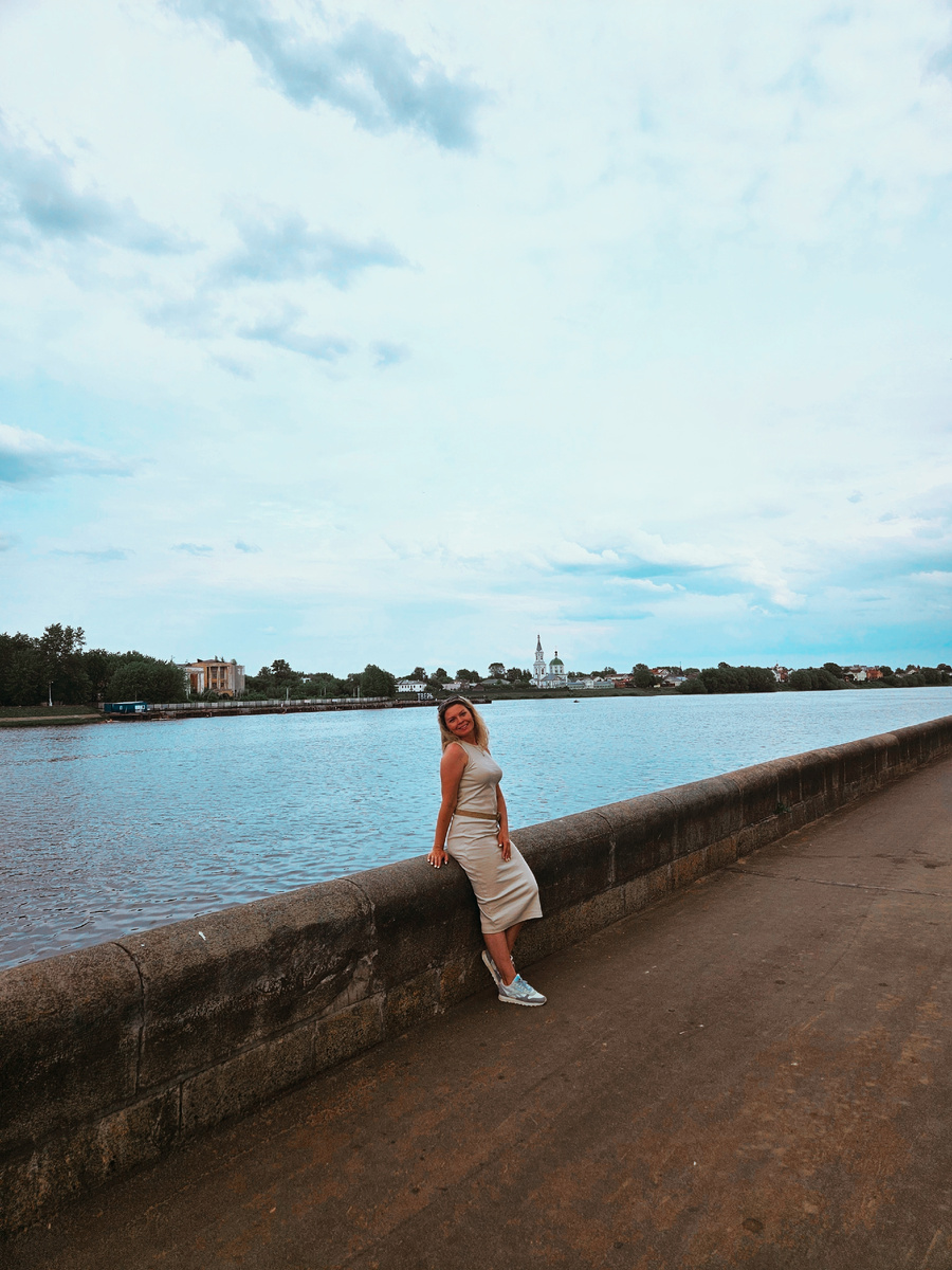 Набережная реки Волги в Твери.