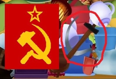 Отсылка на флаг СССР из серии "Магнит".