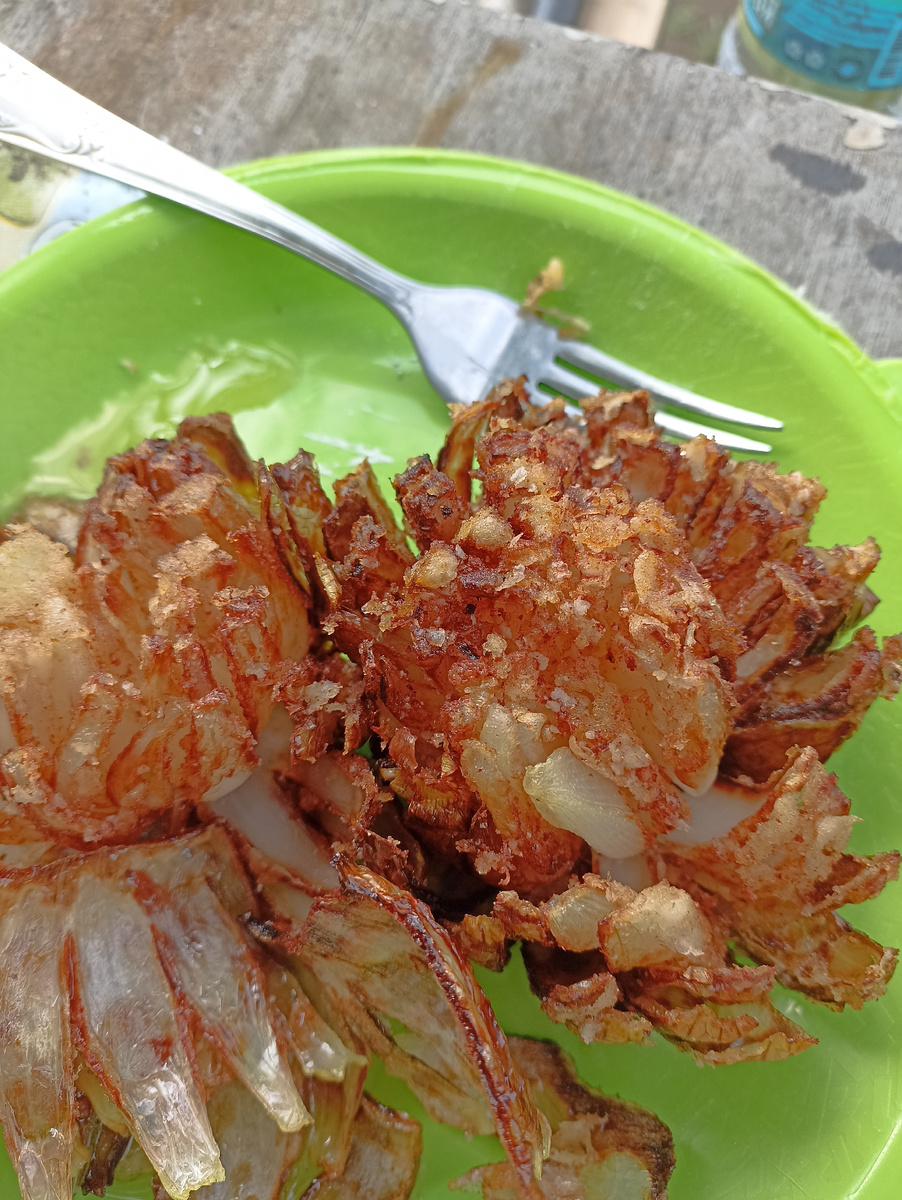 Лук в кляре