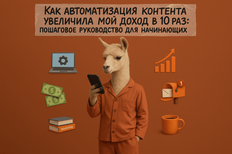    Как автоматизация контента изменила мой доход? Узнайте, как нейросети и эффективные инструменты помогли мне увеличить доход с 30 до 300 тыс! AI8PM