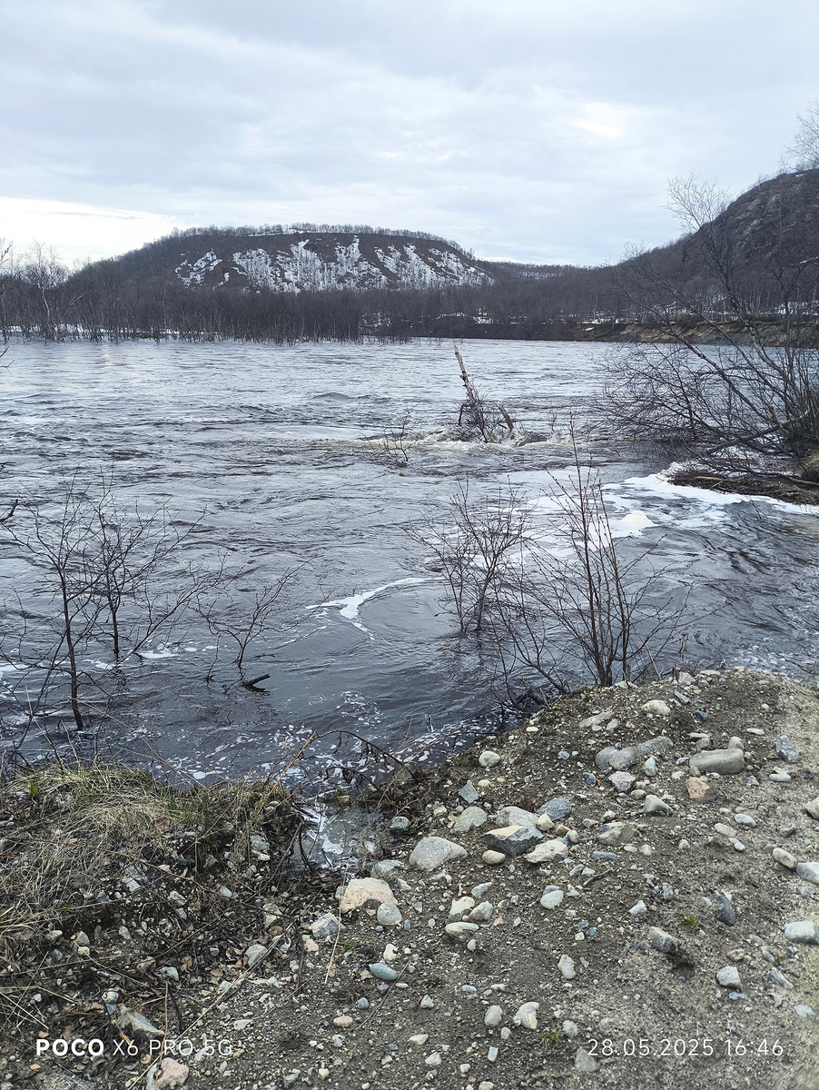 Разлив реки Титовка
