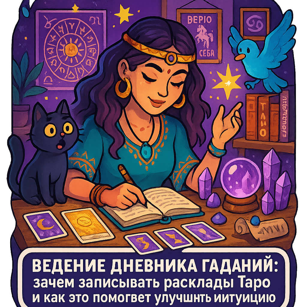    Ведение дневника Таро как способ вытащить свои глубинные страхи на свет и превратить их в магию самопознания Мария