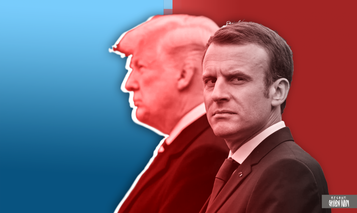    Дональд Трамп и Эммануэль Макрон / Источник: Иван Шилов © ИА REGNUM
