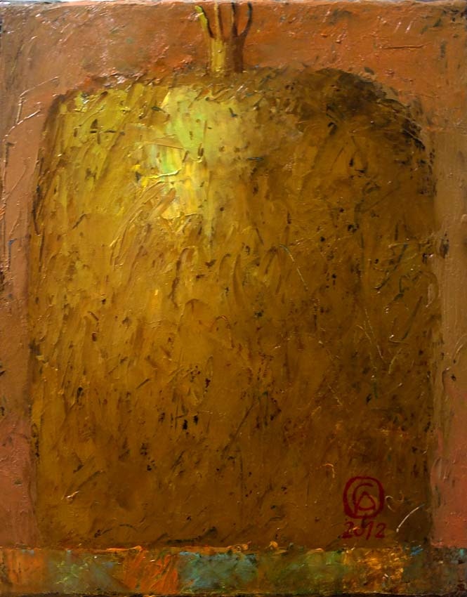 Ледяев С "Гранат 2" 30х20 хм  галерея Ведерникова Алматы март 2013 г