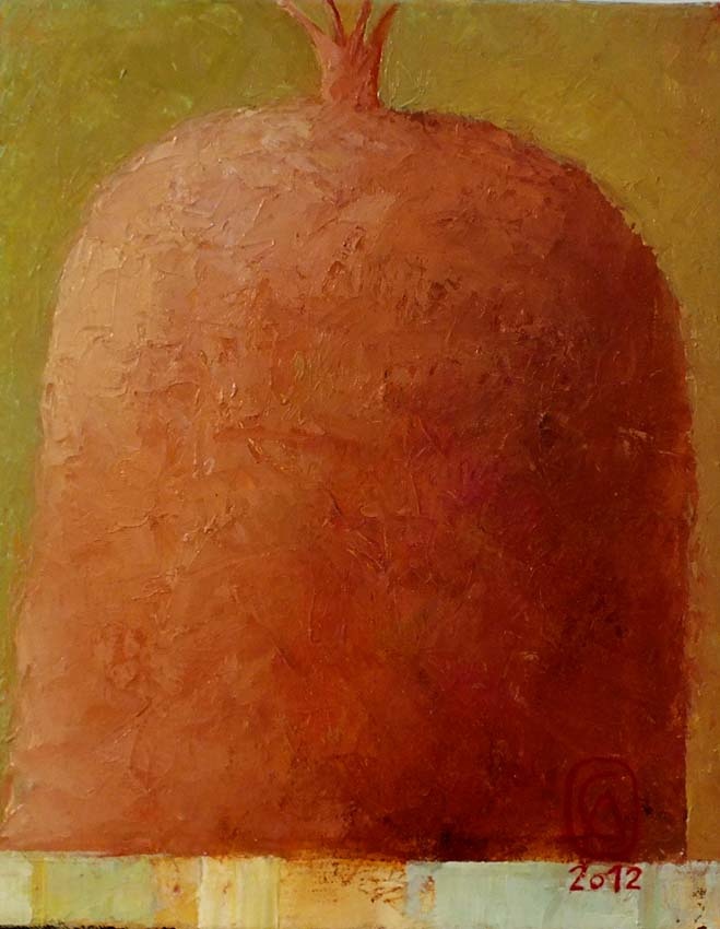 Ледяев С "Гранат 1" 30х20 хм  галерея Ведерникова Алматы март 2013 г