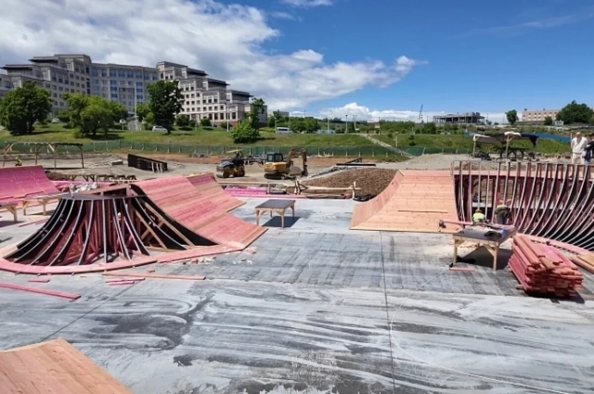    Экстрим-парк в ДВФУ планируют открыть к началу ВЭФ