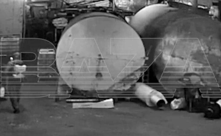 Фото:. скриншот из видео Telegram-канала Baza