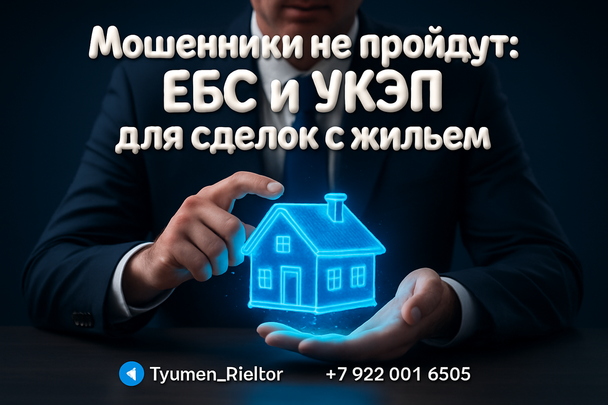    Мошенники не пройдут: ЕБС и УКЭП для сделок с жильем Святослав Шакин