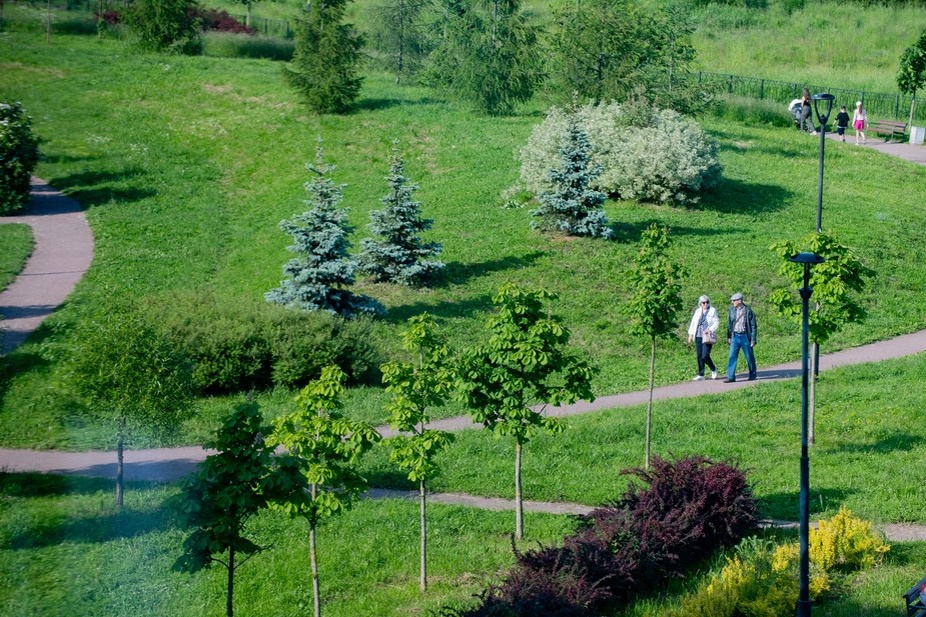    парк рядом с ЖК "Солнечный город" Автор фото: Сергей Ермохин