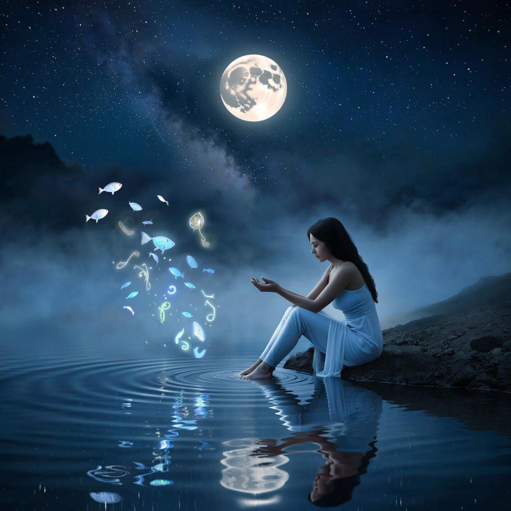 Луна в Рыбах: день, когда важно не говорить, а слышать. Вода знает, что мы забыли.