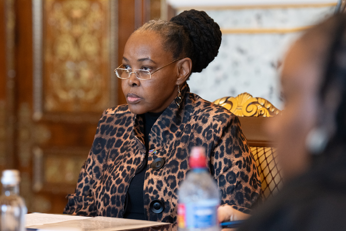 Спикер Законодательного Собрания провинции Гаутенг (ЮАР) Моракане Мосупье