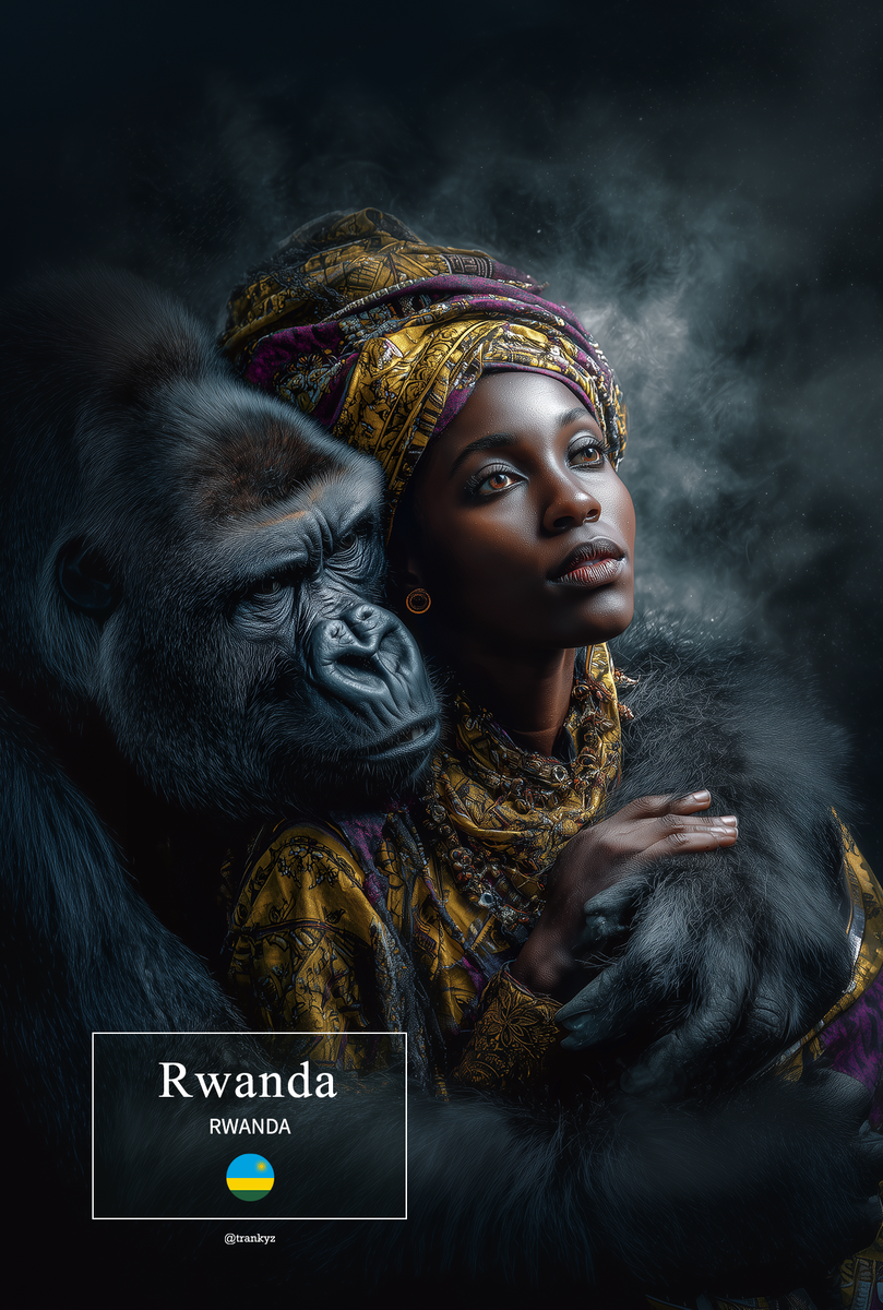 Изображение "Руанда" с помощью нейросети от автора Кирилла Соловьева