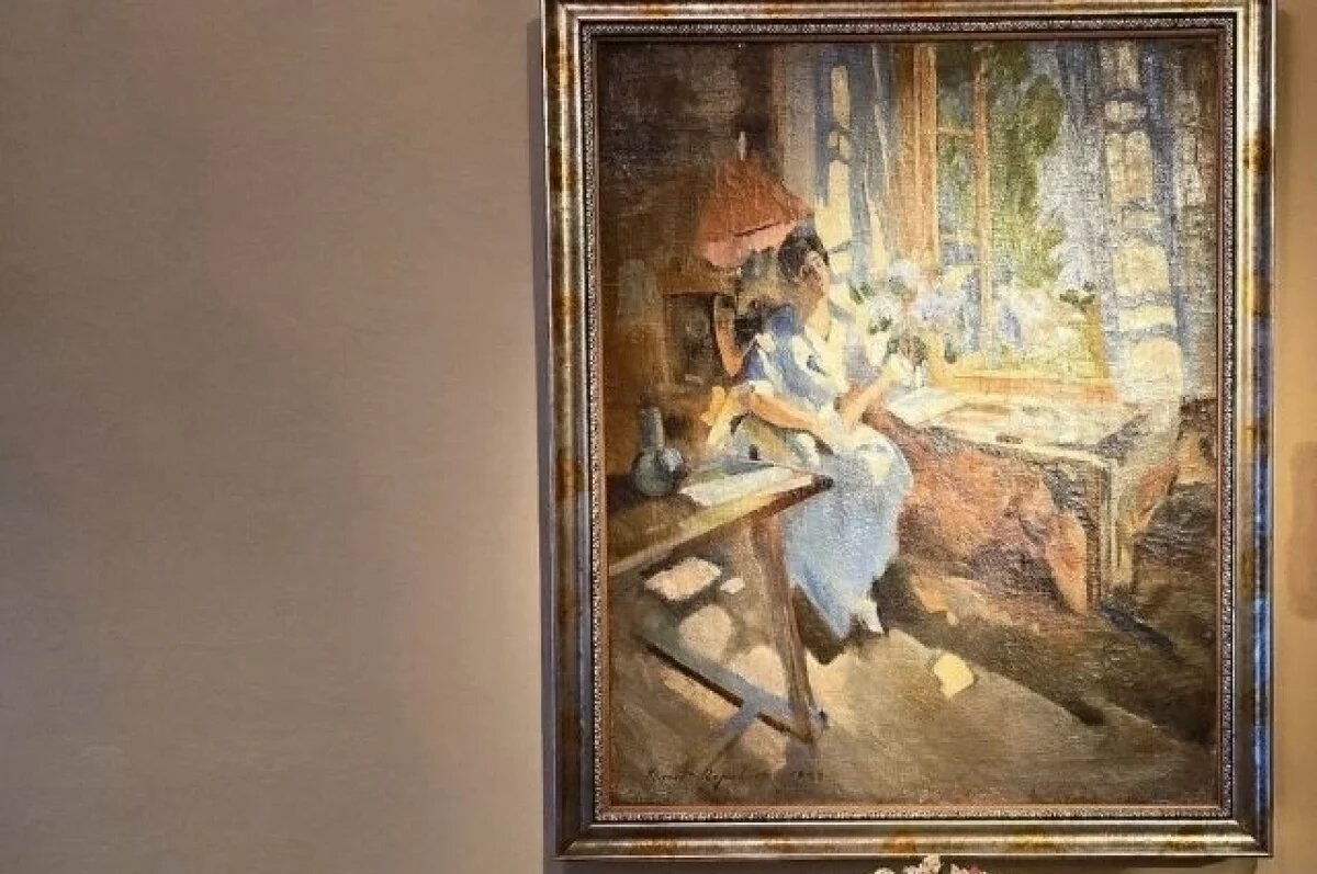    В музее в Гурзуфе появился оригинал картины «Портрет дамы в интерьере»