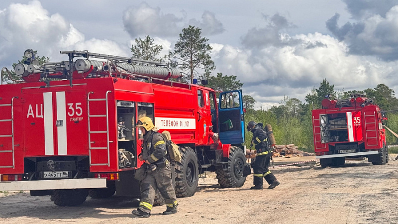    Спасатели провели тактико-специальные учения в Лянторе