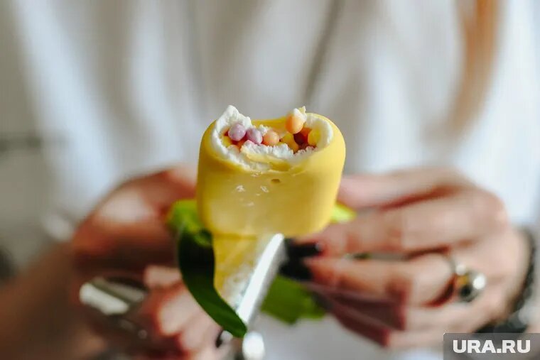 Мороженое с шариками не так-то просто найти в Тюмени. Фото: Никита Сабашников © URA.RU