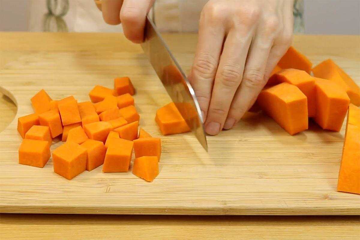 Рецепты Шобутинской Ольги / VK📷Тыкву очистите от кожуры и семян и нарежьте кубиками