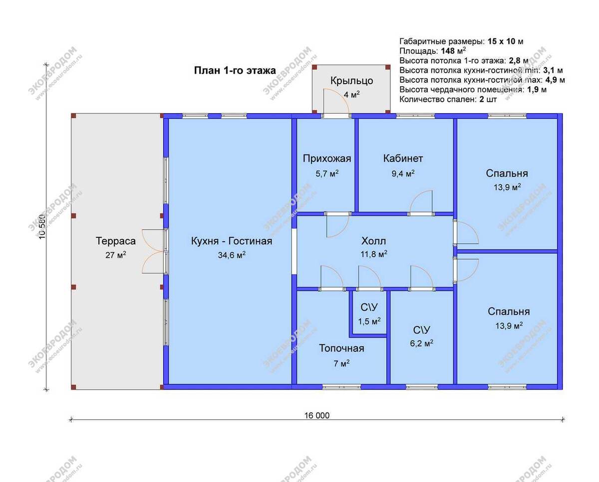 Планировка дома