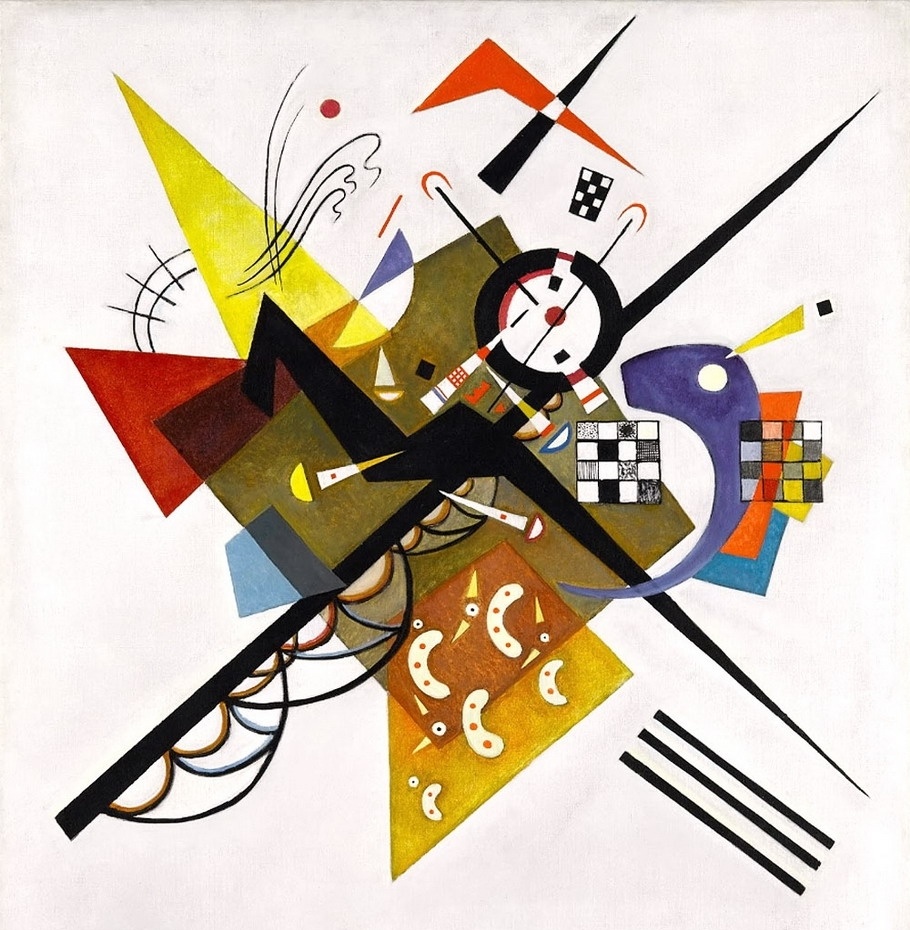 Василий Кандинский "На белом II", 1923