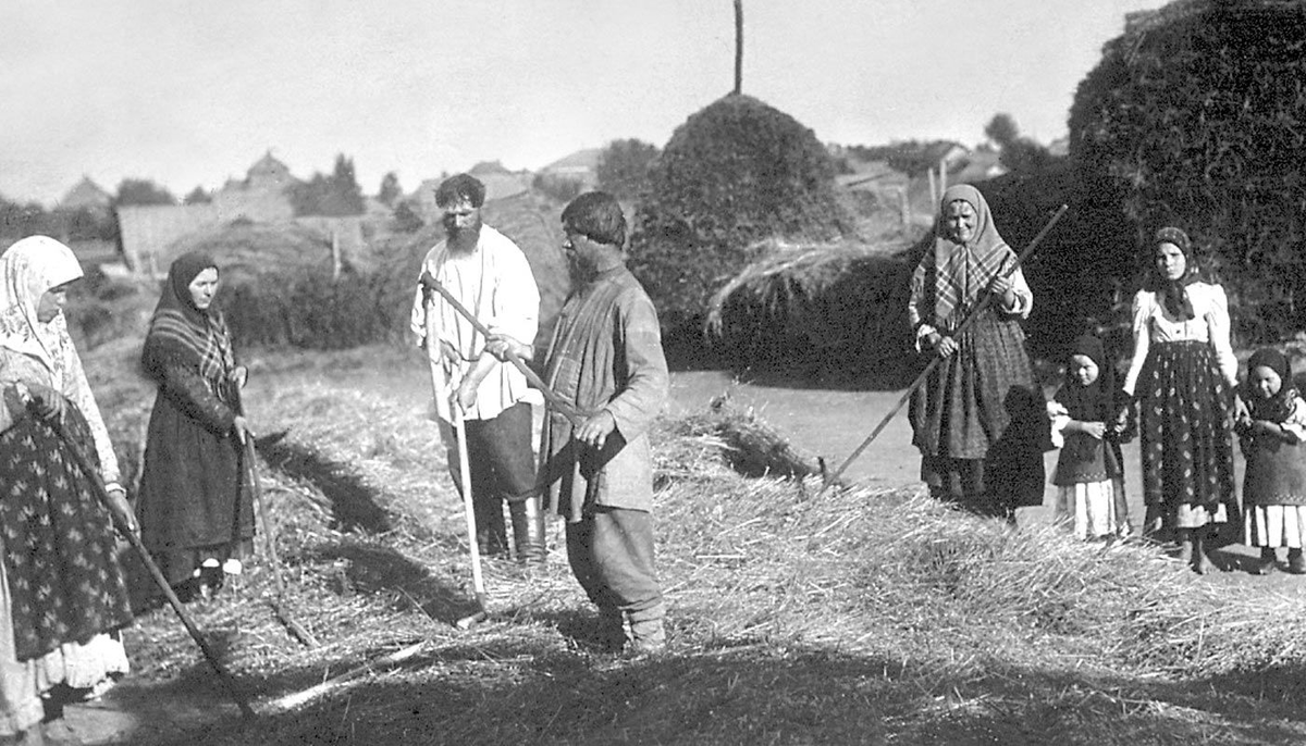 Крестьяне 19 век. Нижегородская губерния. Источник: https://in.pinterest.com