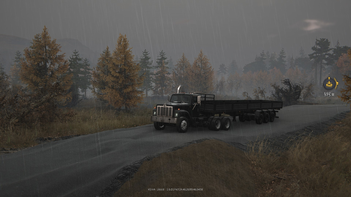 Скриншот из игры "RoadCraft"