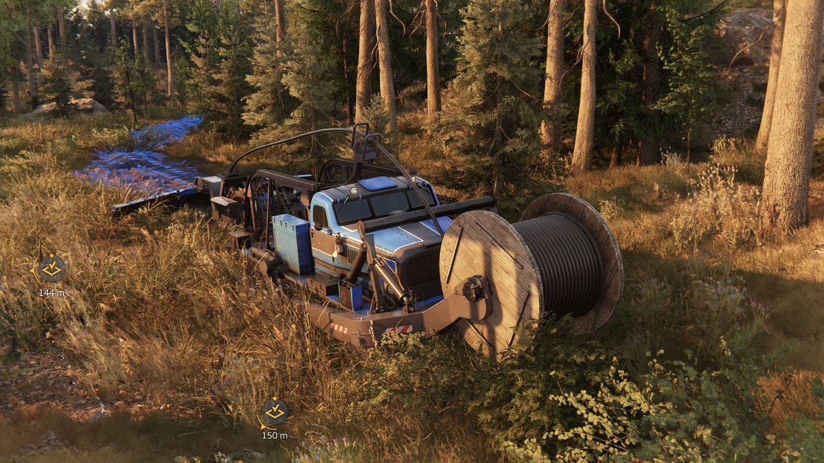 Скриншот из игры "RoadCraft"