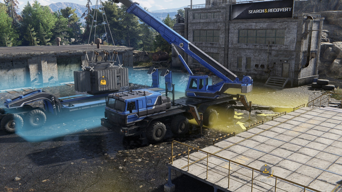 Скриншот из игры "RoadCraft"