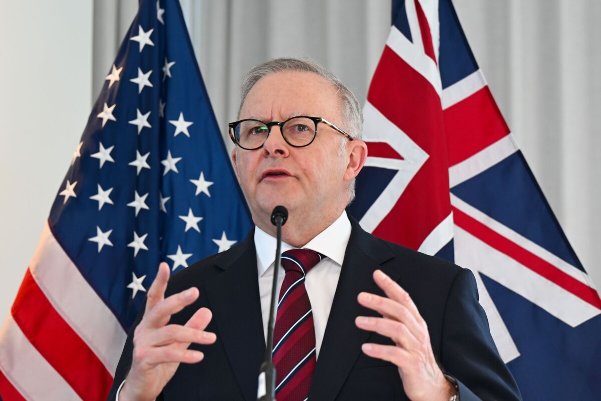    Премьер-министр Австралии Энтони Альбанезе / Источник: © Lukas Coch/EPA/TASS