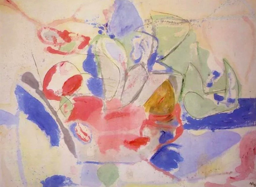 Хелен Франкенталер "Горы и море", 1952