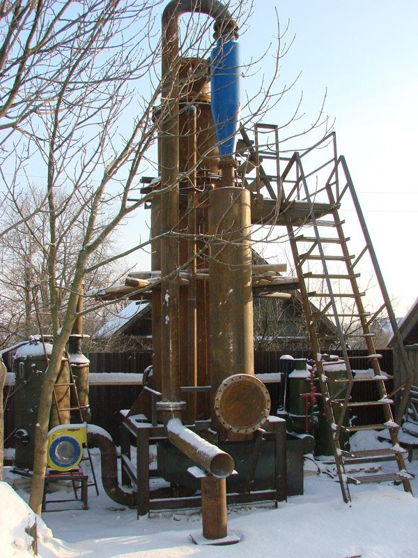 Газогенератор, газген. ООО Экосинтез пиролиз. Мини ТЭЦ.