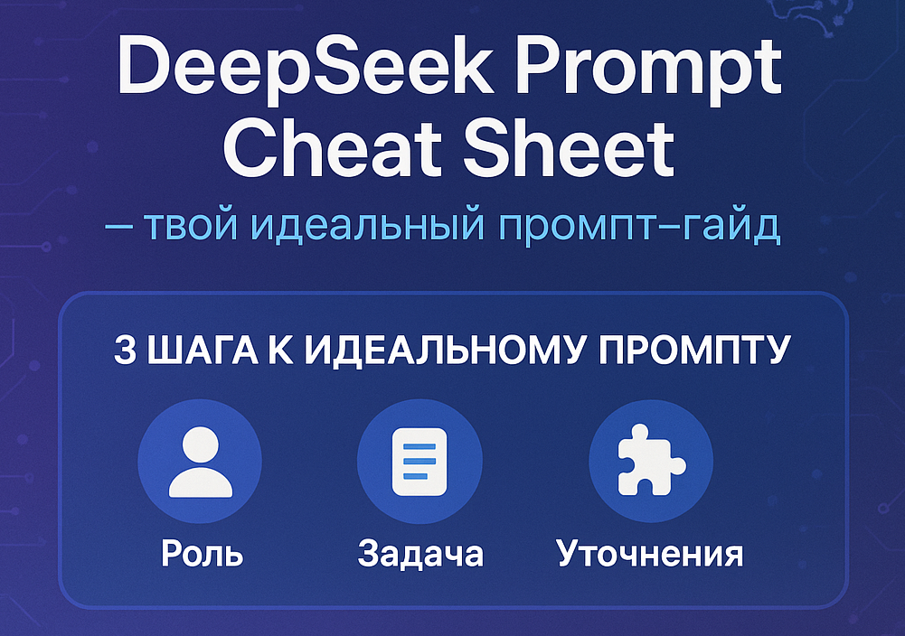 Шпаргалка по подсказкам DeepSeek