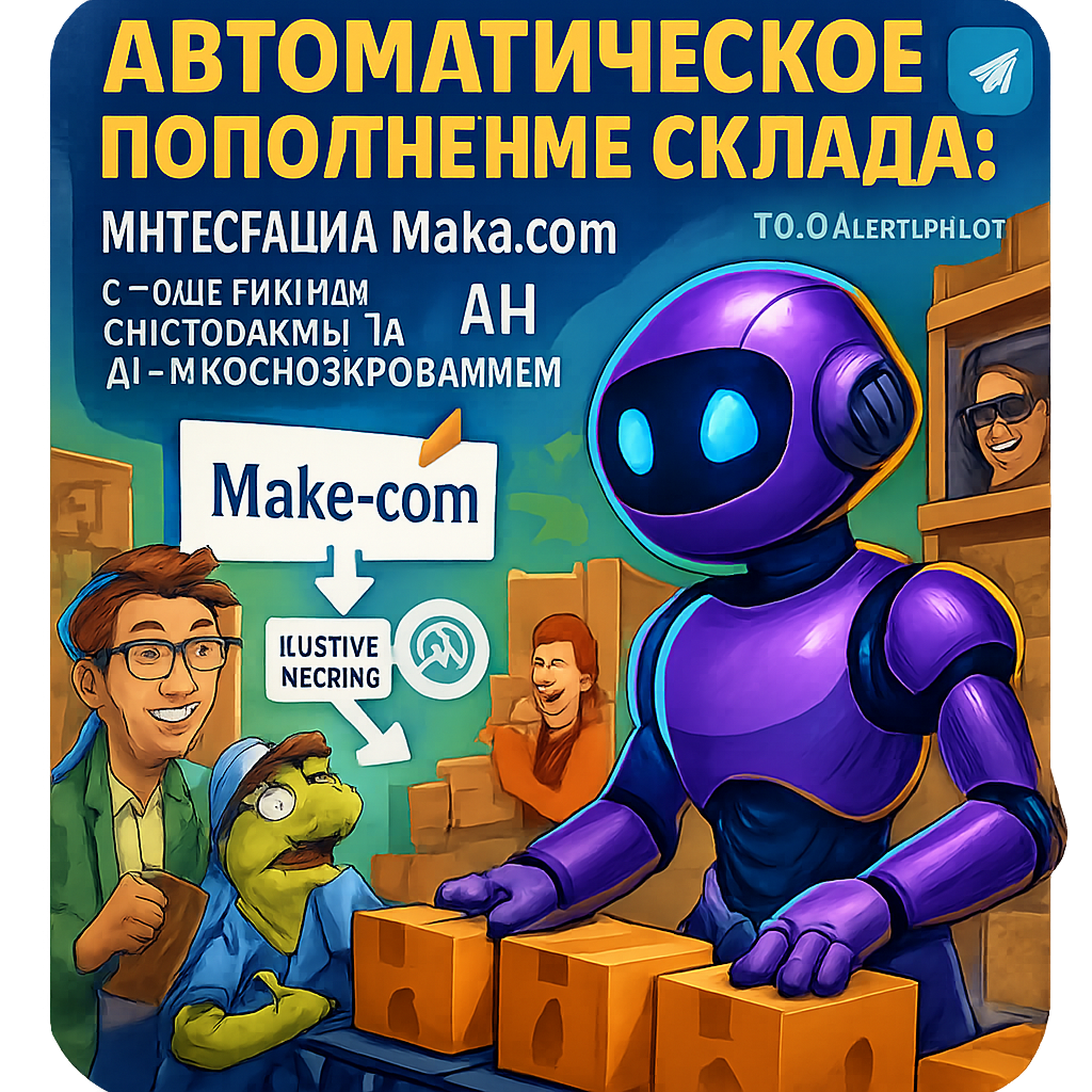    Автоматическое пополнение склада: интеграция Make.com и AI-прогнозирование для бизнеса Дмитрий Попов | Comandos.ai