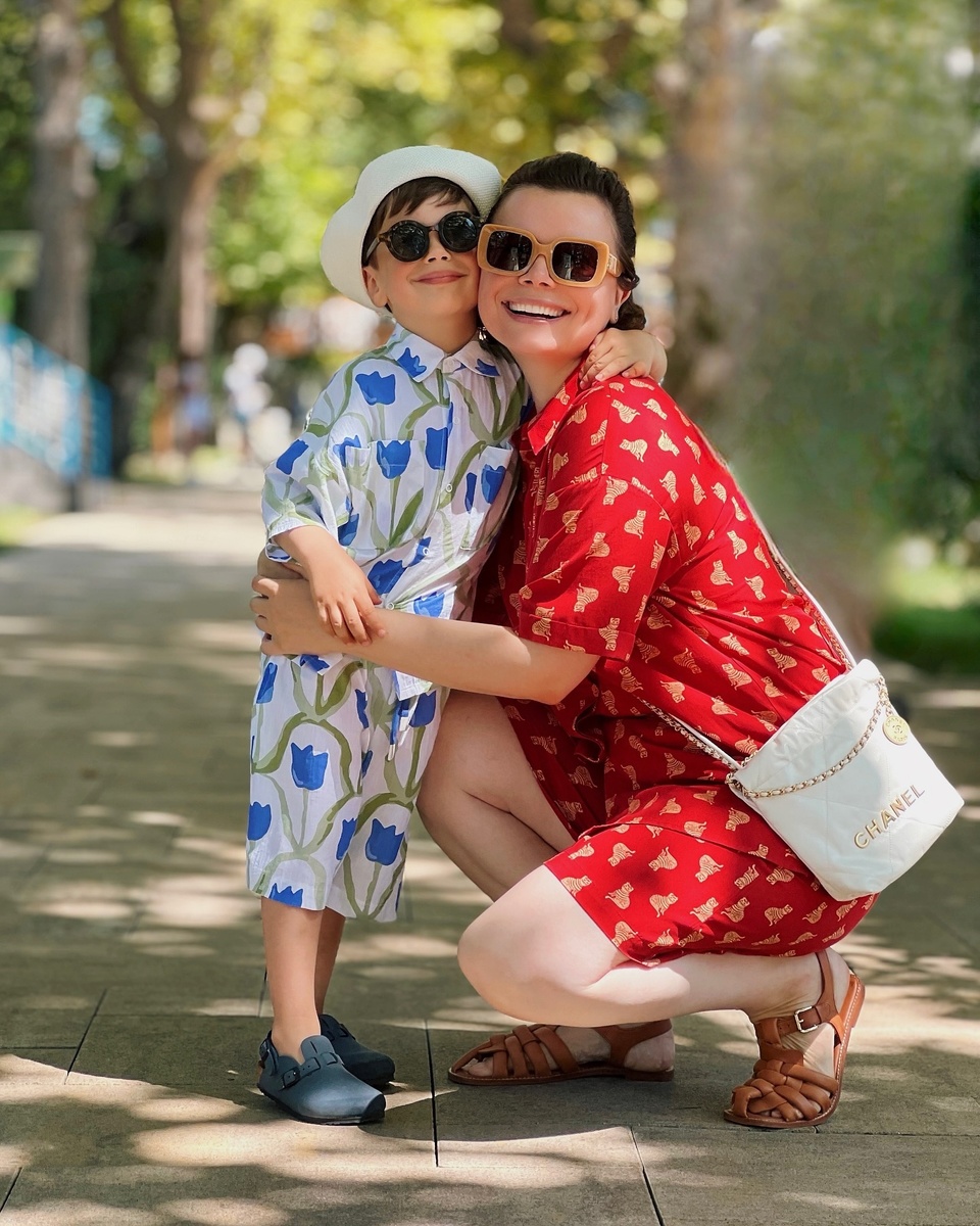 Татьяна Брухунова с сыном