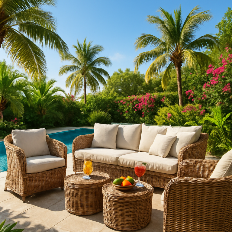    Как создать идеальную зону отдыха у бассейна с ротанговой мебелью: 5 проверенных идей для вашего собственного рая на участке Loza