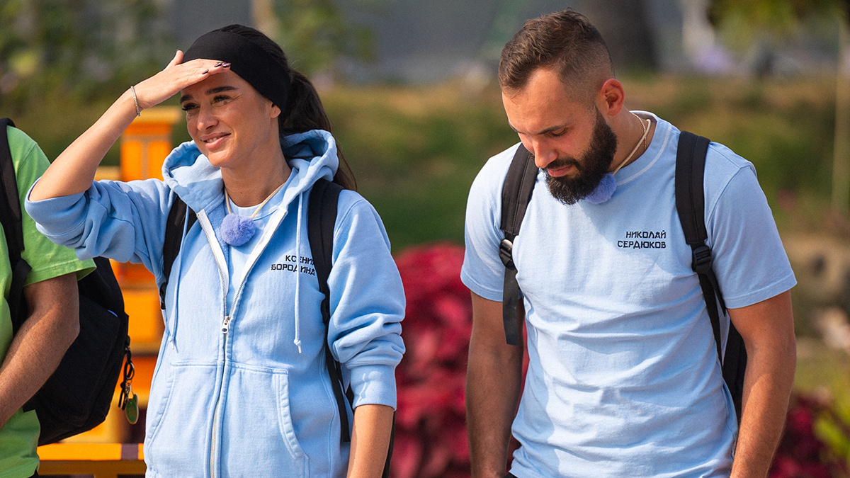 Бородина привела Сердюкова на шоу 'Сокровища императора'. Пара быстро вылетела. Фото: ТНТ