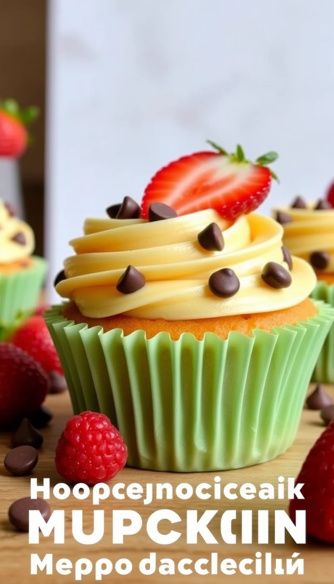 Идеальный шоколадный кекс с клубничной ноткой