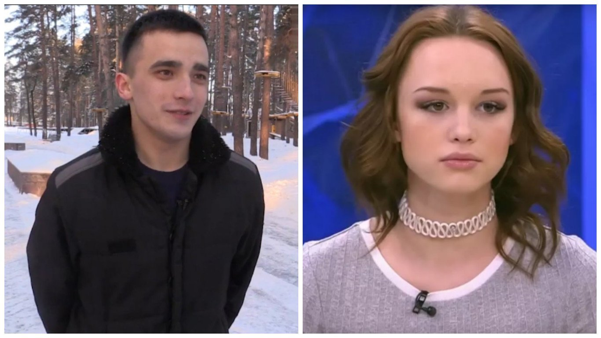 Сергей Семенов и Диана. Фото: кадры Первого канала