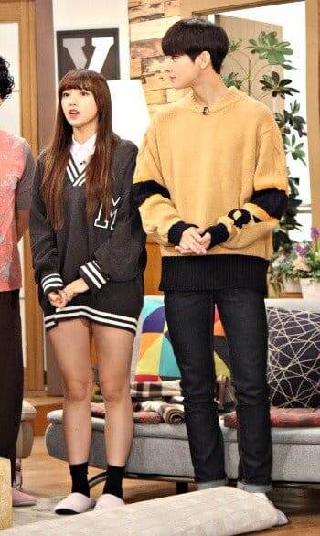    Чэн Сяо и Ча Ын У в шоу «Happy Together 3»