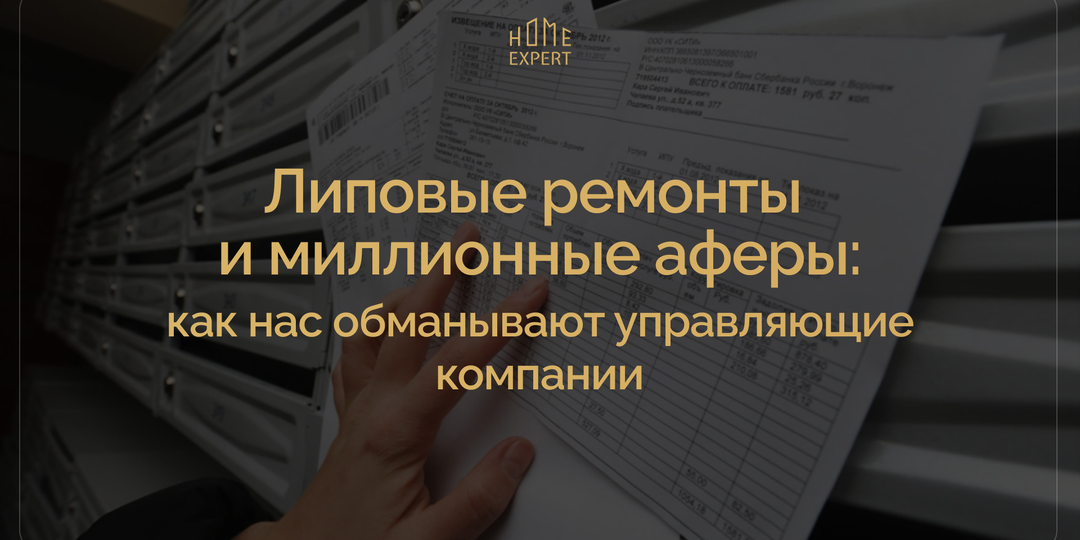 Липовые ремонты и миллионные аферы: как нас обманывают управляющие компании