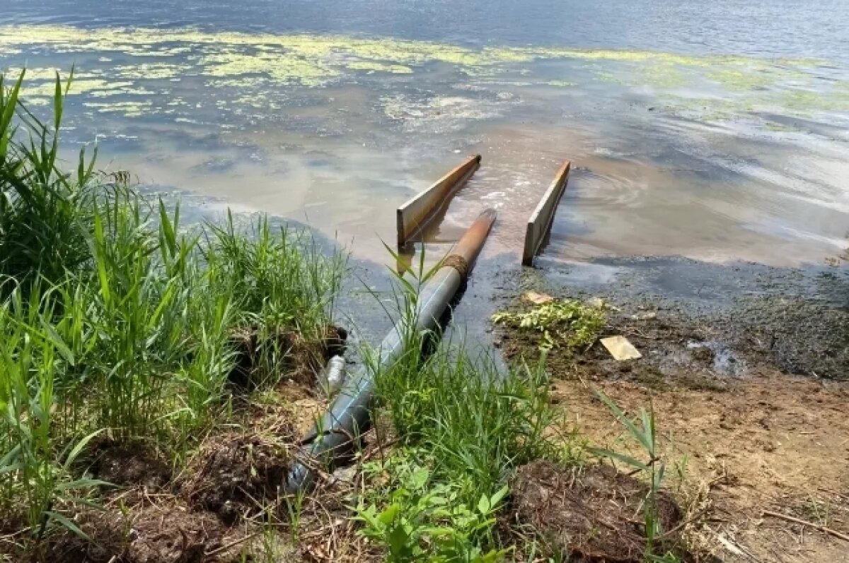    В Воронеже выявили сброс сточных вод в водохранилище