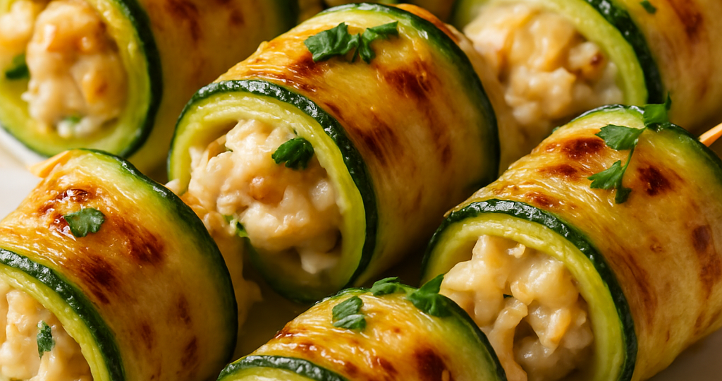 Кабачковые рулеты с курицей и сыром — закуска, которую просят все! Что приготовить из кабачков?!