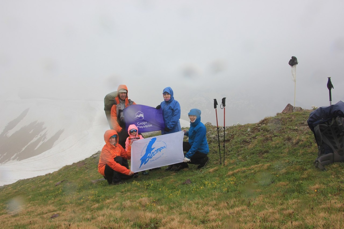 На перевале Речепста- Пхия. Высота взята!