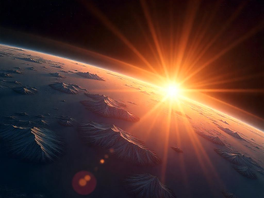 Земля из Космоса, так видит ИИ 