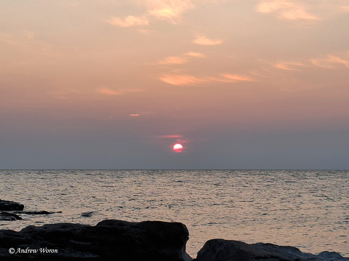 Рассвет над "морем"