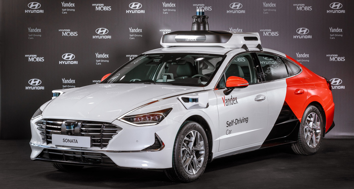 Беспилотная Hyundai Sonata от Яндекса