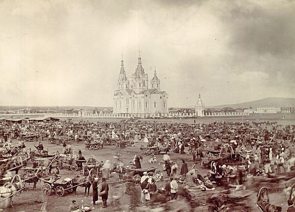 Богородице-Рождественский собор в Красноярске. Фото начала 20 века