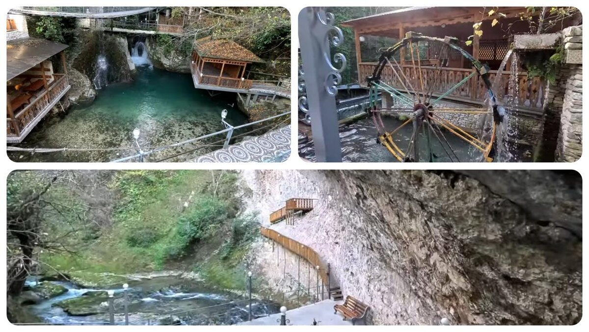 Туристку впечатлила локация в пригороде Сухума. Фото: скриншот видео канала на YouTube «Автобродяги – Путешествия по России»