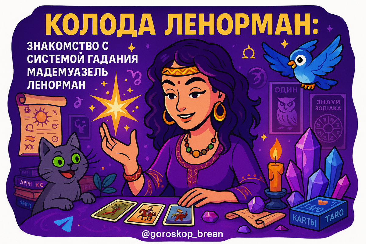    Мадемуазель Ленорман и ее колода карт как ключ к вашей внутренней магии и предсказаниям судьбы Мария